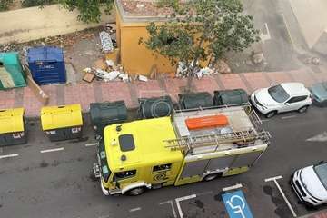 Enésimo incendio en unas dependencias en desuso del casco de Telde/TA.